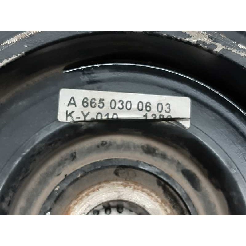 Recambio de polea cigueñal para ssangyong rodius xdi limited awd referencia OEM IAM A6650300603 - Negro 3