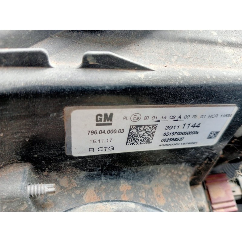 Recambio de faro derecho para opel astra k (b16) 1.0 turbo (68) referencia OEM IAM 39111144 - Marrón 4