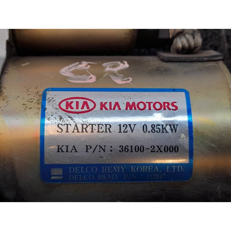 Recambio de motor arranque para kia rio 1.3 referencia OEM IAM 361002X000 - Gris 4