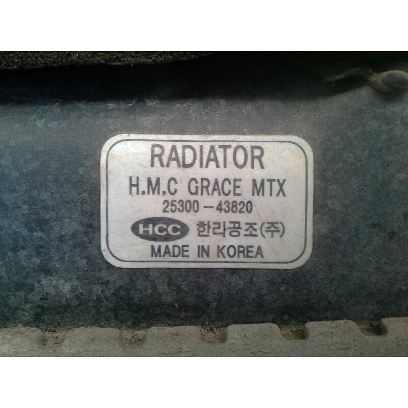 Recambio de radiador agua para hyundai h 100 2.5 diesel referencia OEM IAM 2530043820 - Verde 2
