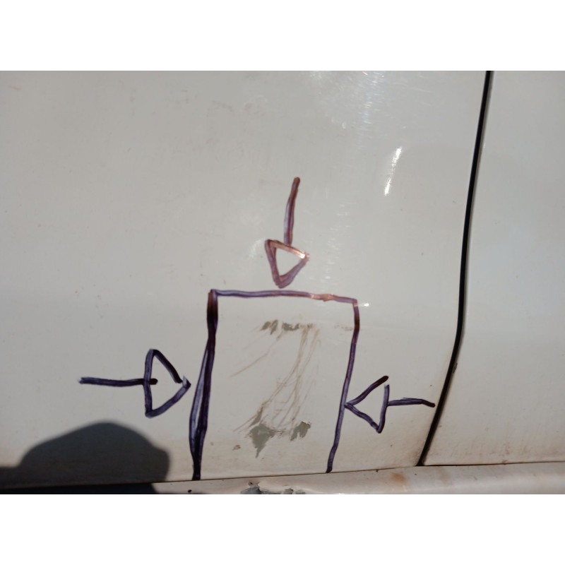 Recambio de puerta trasera derecha para peugeot 308 ii (lb_, lp_, lw_, lh_, l3_) 1.2 thp 130 referencia OEM IAM - Blanco 3