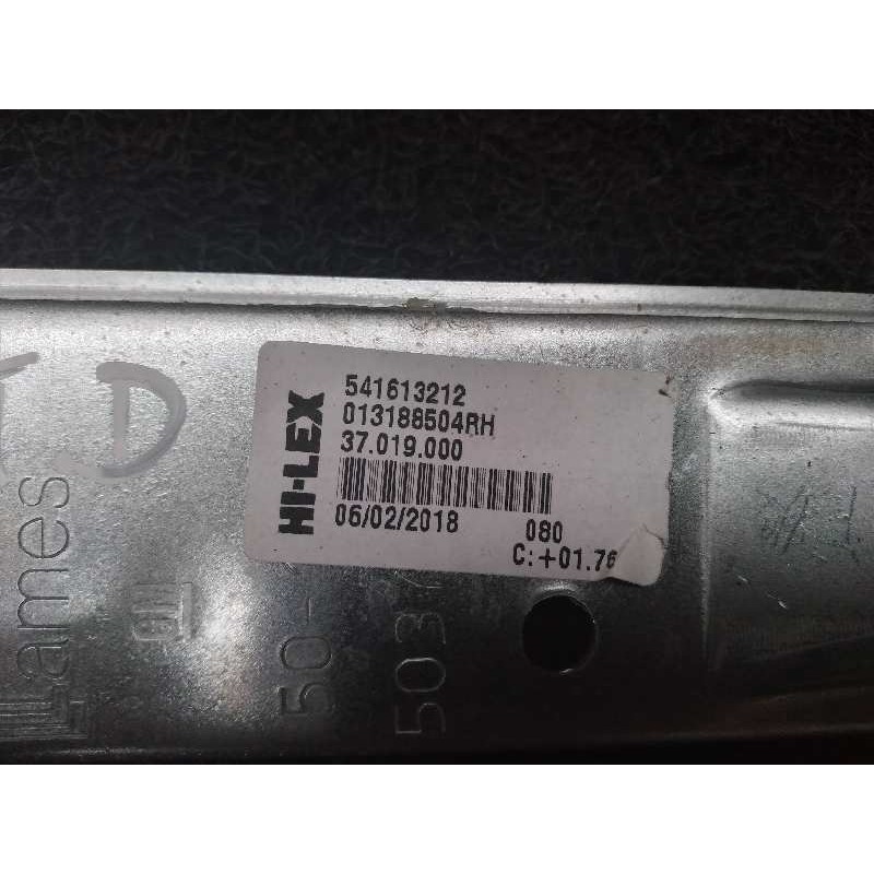 Recambio de elevalunas trasero derecho para opel corsa e selective referencia OEM IAM 541613212 013185504RH 37019000 - Blanco 2