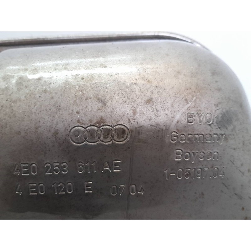 Recambio de tubo escape trasero para audi a8 (4e2) 4.0 tdi quattro referencia OEM IAM 4E0253611AE 6