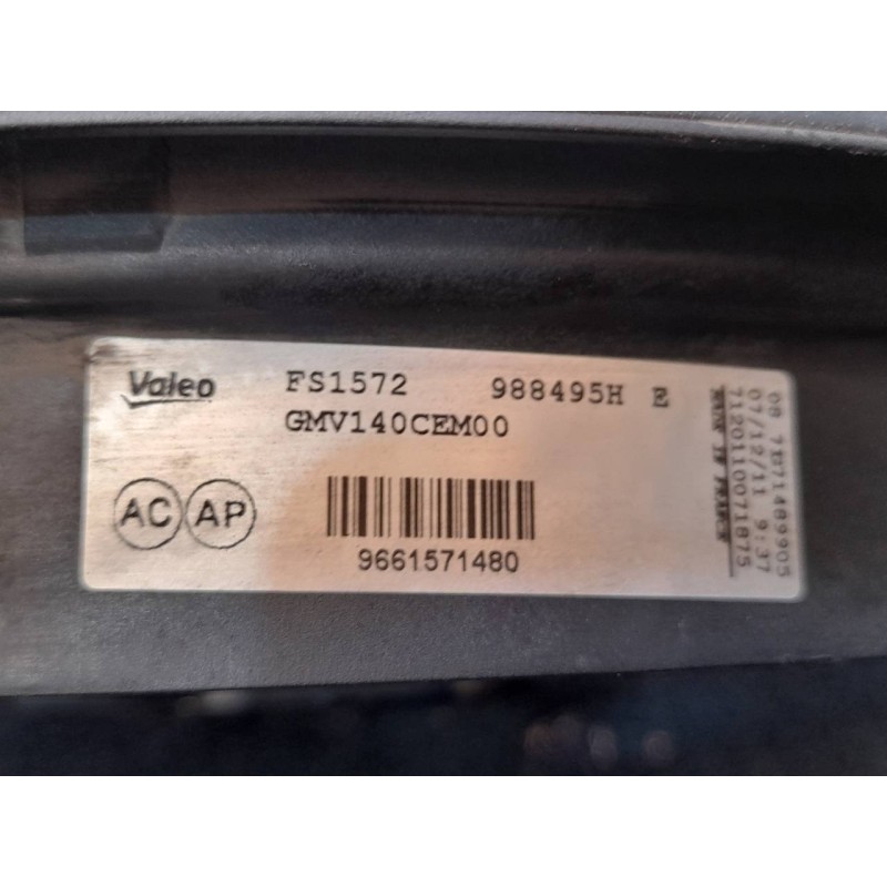 Recambio de electroventilador para peugeot 308 sw envy referencia OEM IAM 9661571480  VALEO 4