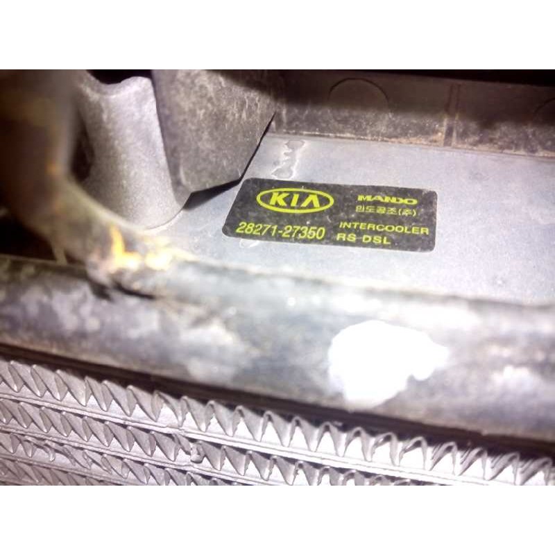 Recambio de intercooler para kia carens 2.0 turbodiesel cat referencia OEM IAM 2827127350 - Verde 2