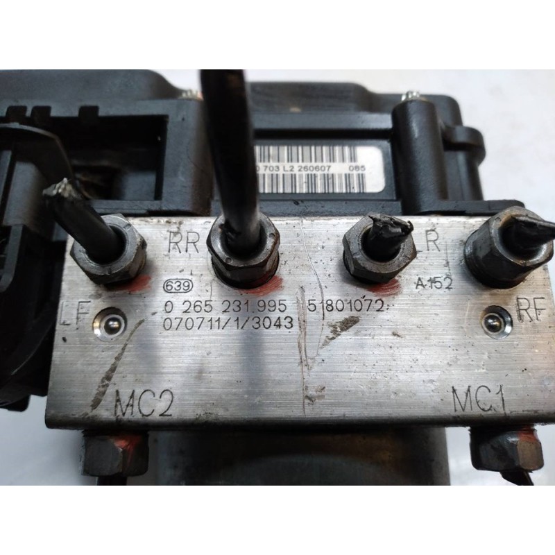 Recambio de abs para fiat linea (110) dynamic referencia OEM IAM 0265231995 07071113043 BOSCH - Azul 4