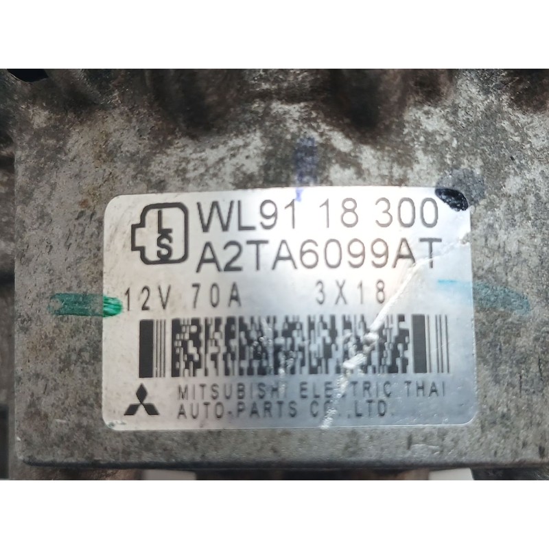 Recambio de alternador para ford ranger (eq) doka 4x4 xlt referencia OEM IAM A2TA6099AT WL9118300 2
