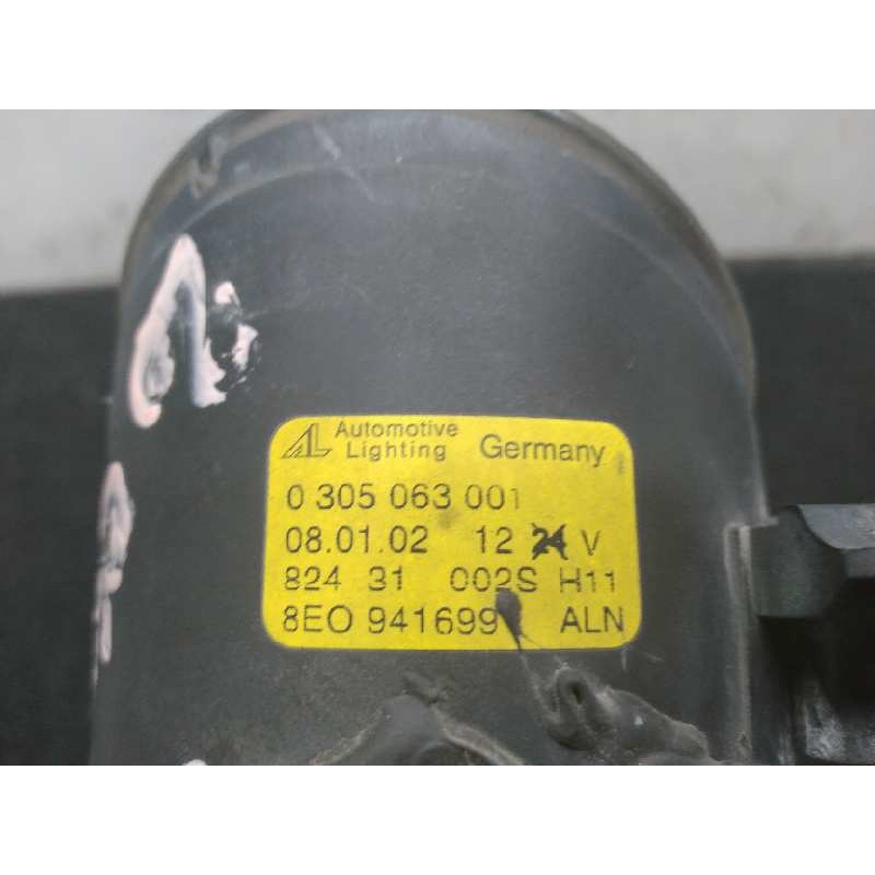 Recambio de faro antiniebla izquierdo para audi a4 berlina (8e) 1.9 tdi (96kw) referencia OEM IAM 8E0941699ALN 0305063001 - Gris 2