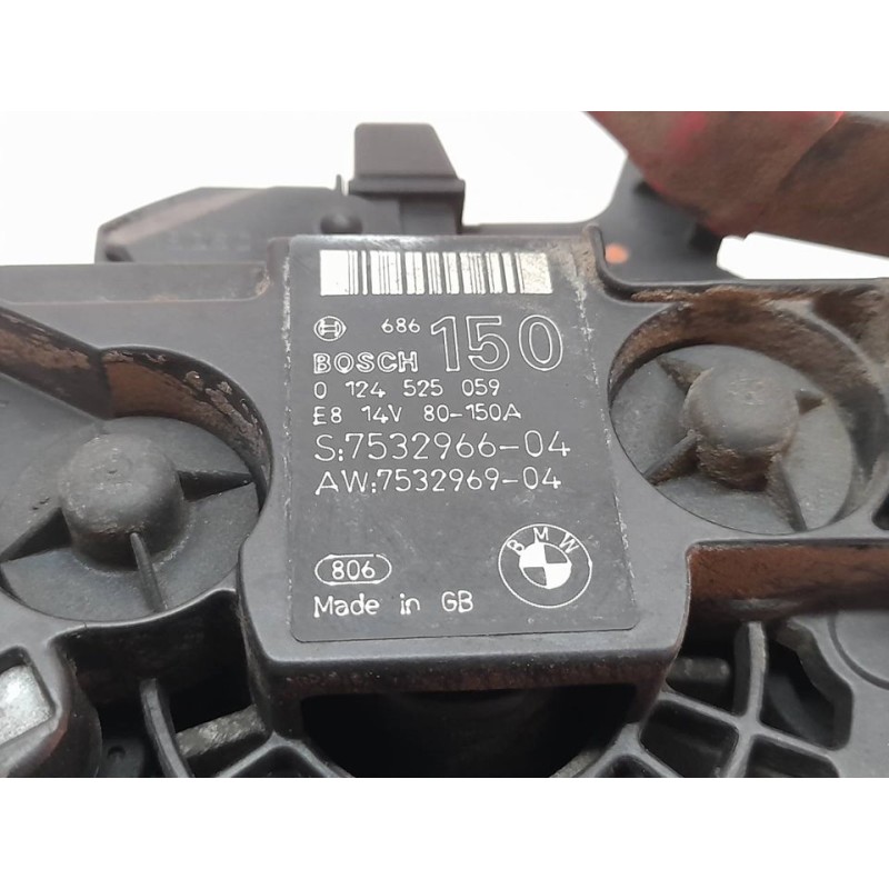 Recambio de alternador para bmw serie 3 touring (e91) 320i referencia OEM IAM 0124525059 7532966 BOSCH - Negro 5