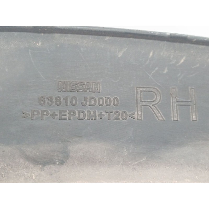 Recambio de aletin delantero derecho para nissan qashqai (j10) tekna referencia OEM IAM 63810JD000 - Negro 2