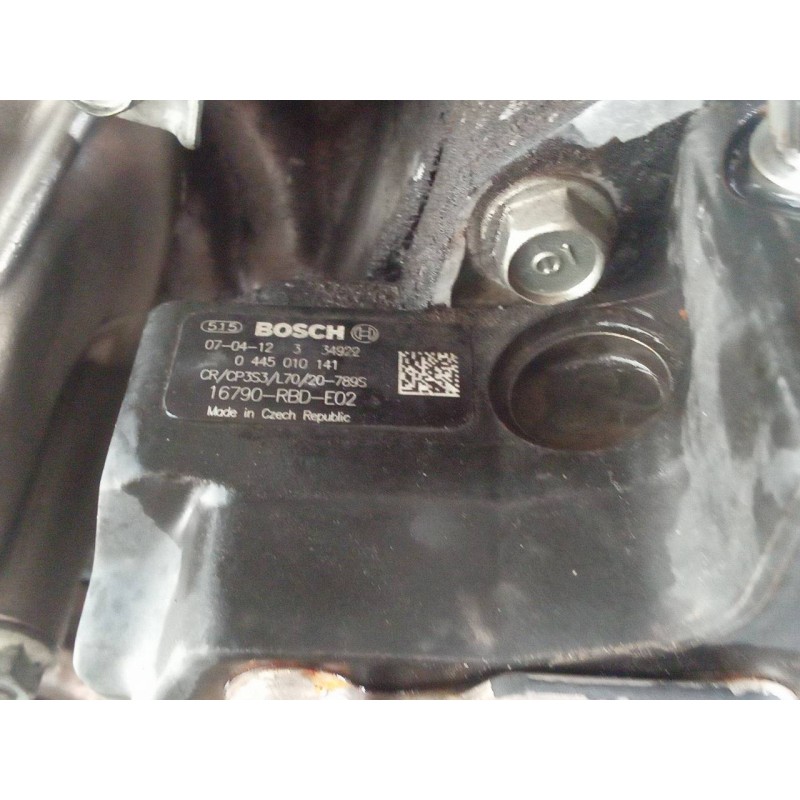 Recambio de motor completo para honda civic berlina 5 (fk) 2.2 i-ctdi comfort referencia OEM IAM N22A2 - Negro 3