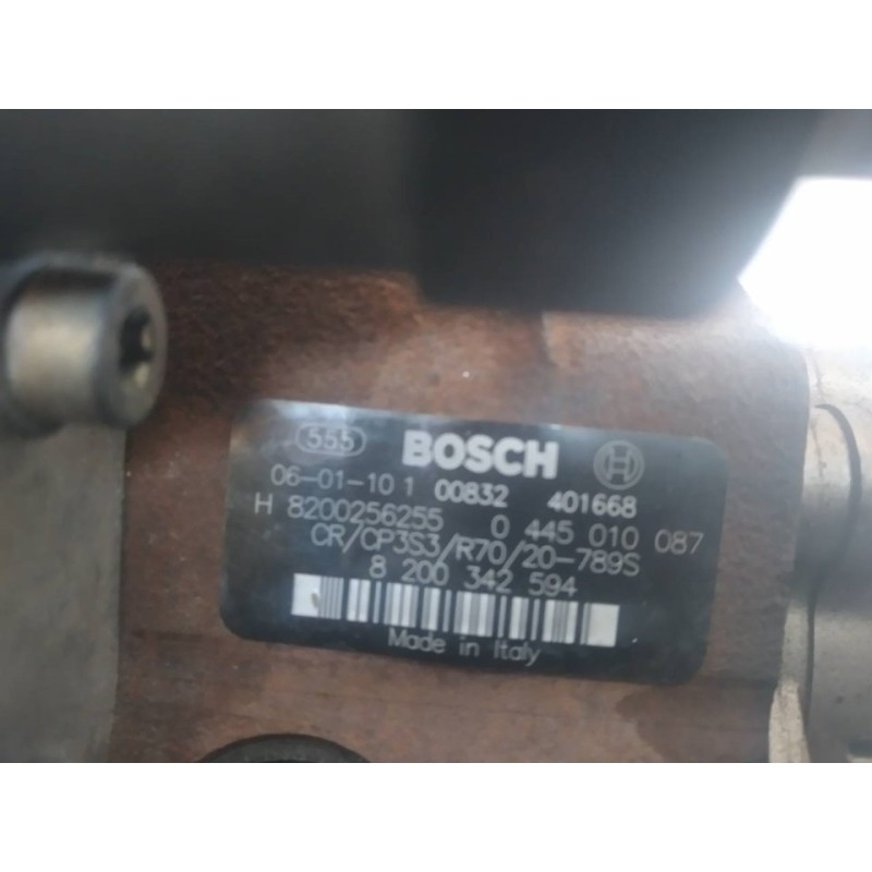Recambio de bomba inyeccion para renault laguna ii (bg0) confort expression referencia OEM IAM 0445010087 8200342594 BOSCH 3