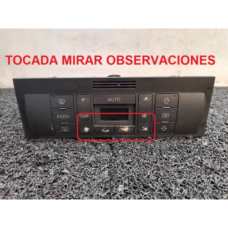 Recambio de mando climatizador para audi a2 (8z) 1.4 tdi (66kw) referencia OEM IAM 8Z0820043D 5HB00818504 