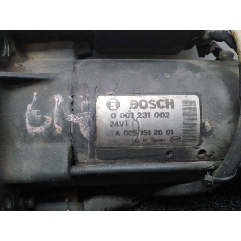 Recambio de motor arranque para mercedes-benz atego 4.2d referencia OEM IAM A0051512001 0001231002 BOSCH - Blanco 2