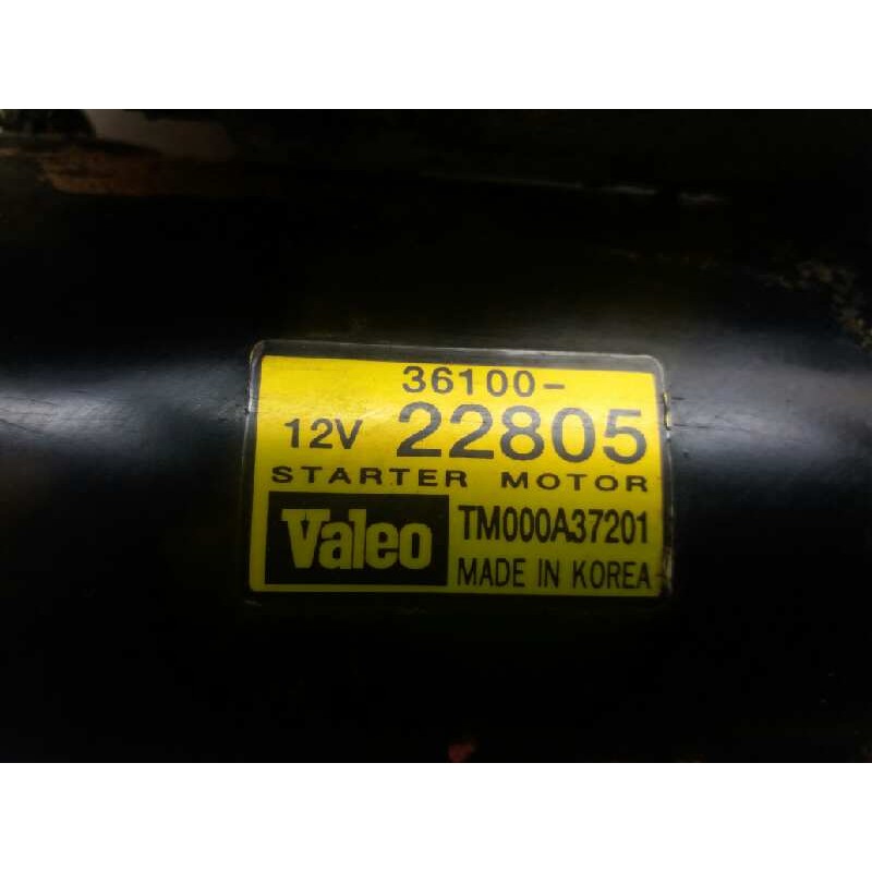 Recambio de motor arranque para hyundai getz (tb) 1.3 básico referencia OEM IAM TM000A37201 22805 VALEO - Verde 5