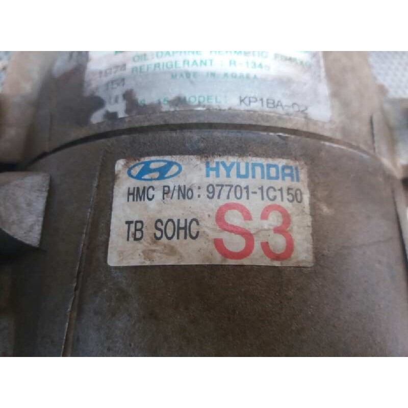 Recambio de compresor aire acondicionado para hyundai getz (tb) 1.3 básico referencia OEM IAM 977011C150  HYUNDAI - Verde 5