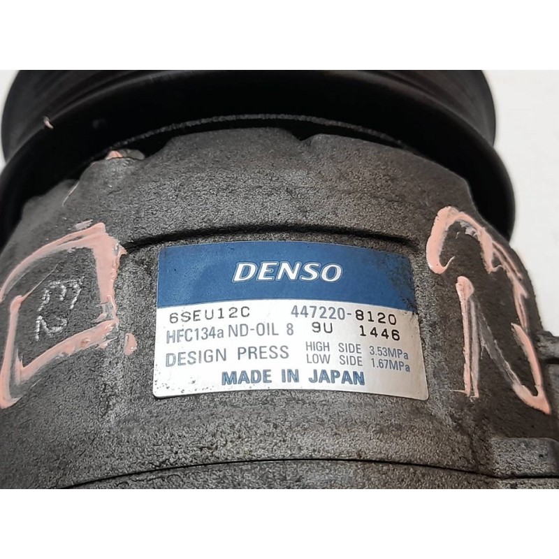 Recambio de compresor aire acondicionado para skoda fabia (6y2/6y3) classic referencia OEM IAM 4472208120  DENSO - Gris 2