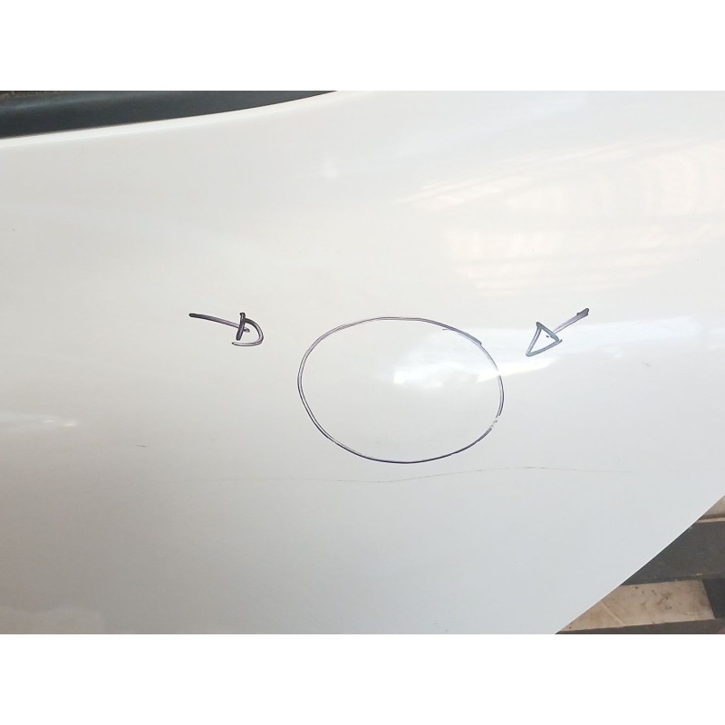 Recambio de puerta trasera izquierda para renault clio iv societé referencia OEM IAM 821130832R - Blanco 2