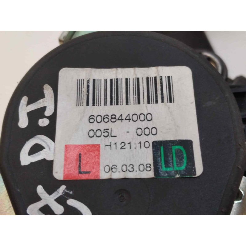 Recambio de cinturon seguridad delantero izquierdo para mitsubishi colt berlina 3 (cz) 1.3 atlantis referencia OEM IAM 606844000 - Negro 2