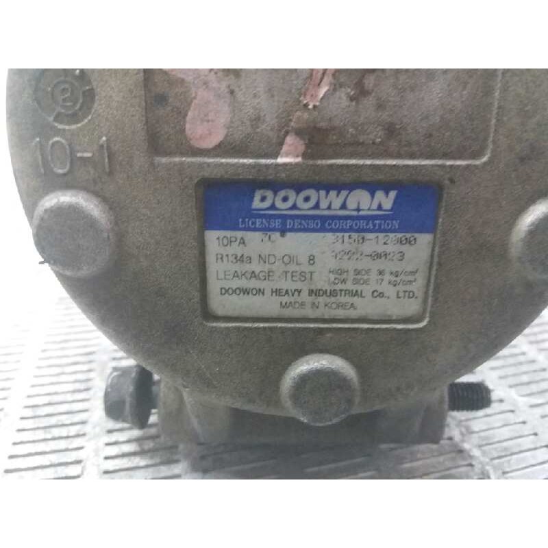 Recambio de compresor aire acondicionado para kia carnival 2.9 turbodiesel cat referencia OEM IAM 315012000 42220023 4