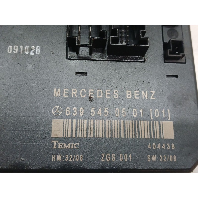 Recambio de caja reles / fusibles para mercedes-benz vito caja cerrada 6.03  109 cdi compacto (639.601) referencia OEM IAM 63954 - Blanco 2