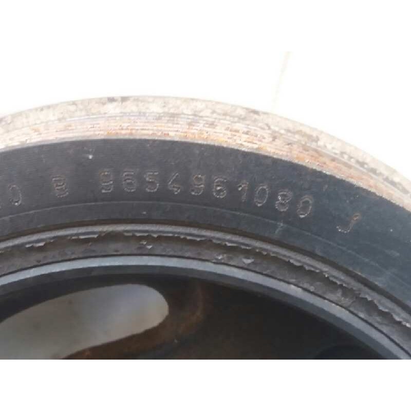 Recambio de polea cigueñal para citroën berlingo first combi 1,6 hdi 75 sx referencia OEM IAM 9654961080 - Blanco 3