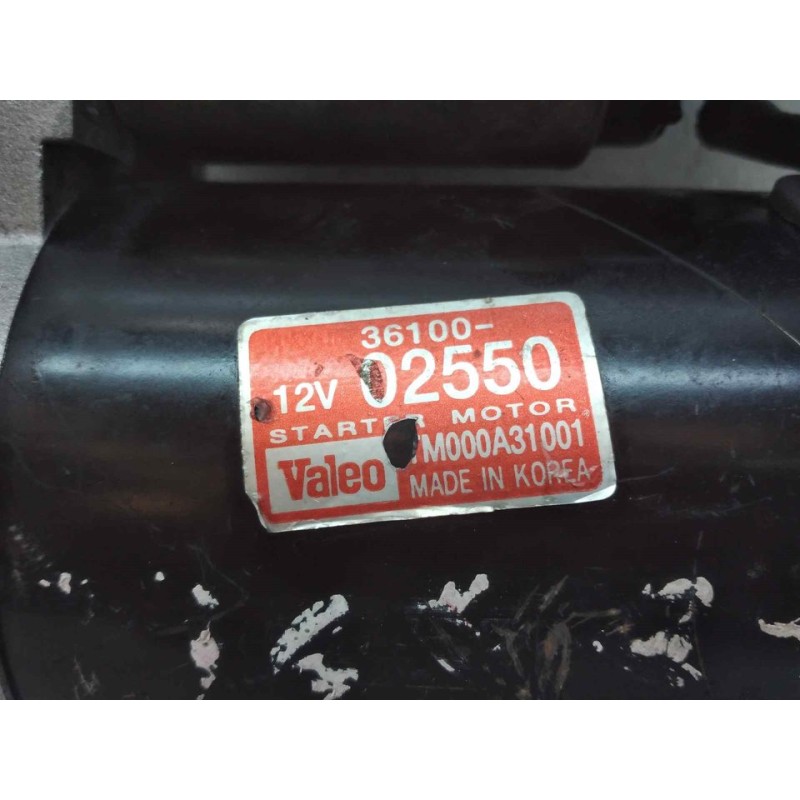 Recambio de motor arranque para hyundai atos prime (mx) gls referencia OEM IAM 3610002550 M000A31001 - Gris 4
