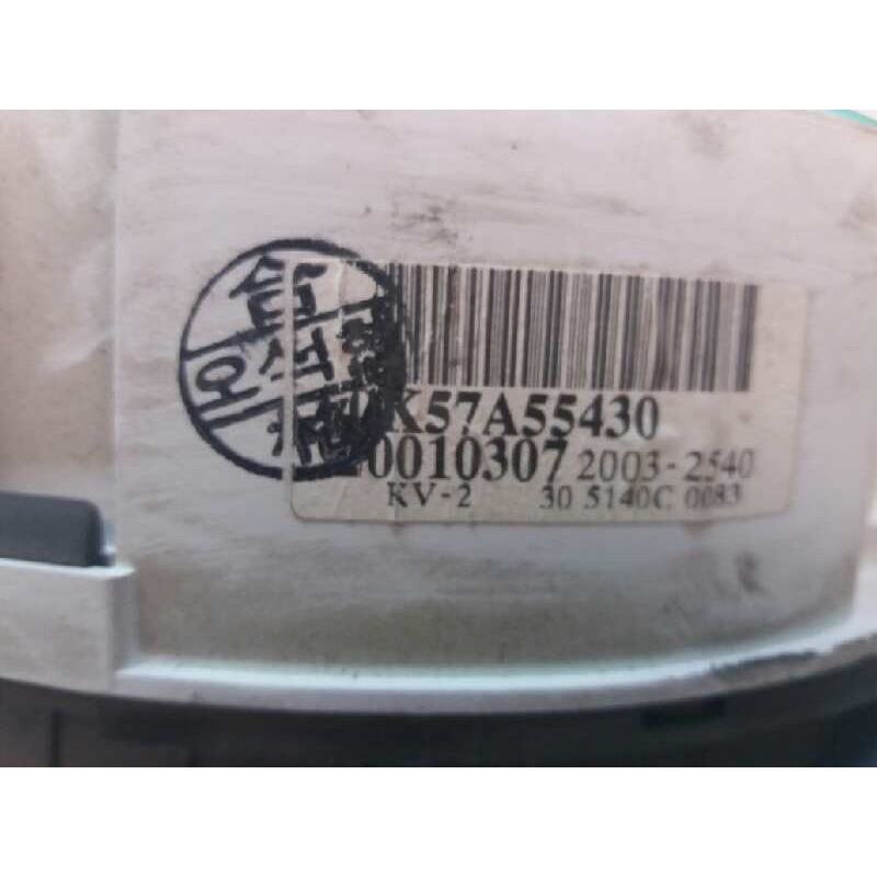 Recambio de cuadro instrumentos para kia carnival 2.9 turbodiesel cat referencia OEM IAM 0K57A55430 20010307 2