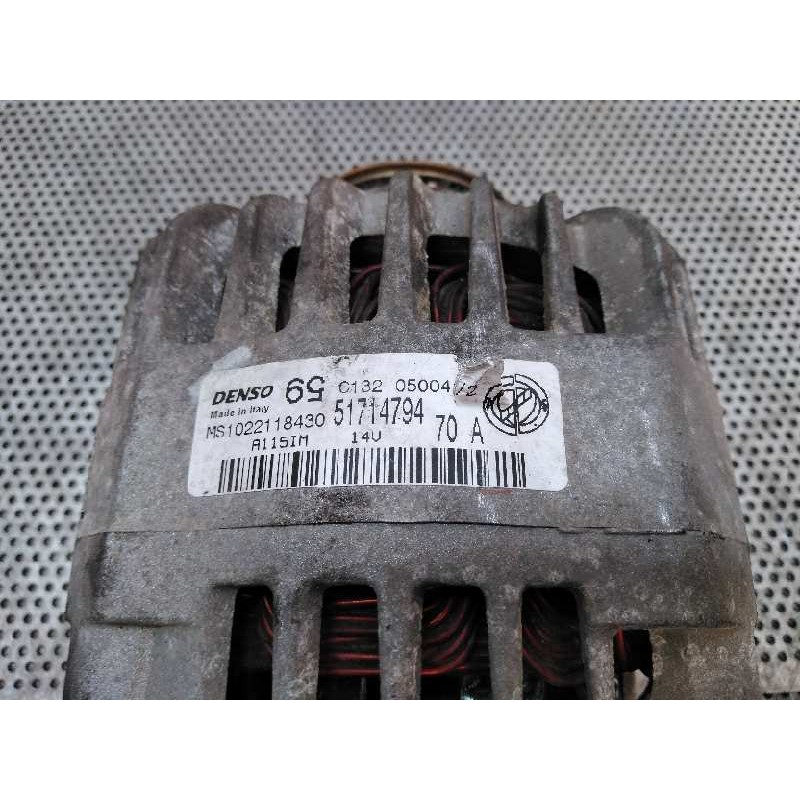 Recambio de alternador para fiat panda (169) 1.2 cat referencia OEM IAM 51714794 C132 - Azul 2