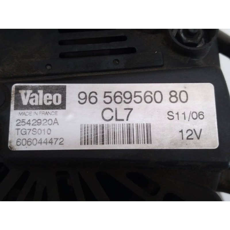 Recambio de alternador para citroën berlingo 1.4 x familiar referencia OEM IAM 9656956080 2542920A VALEO - Blanco 2