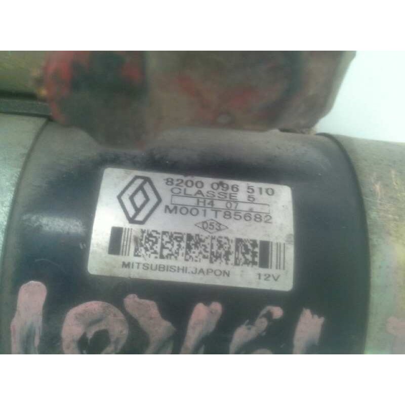 Recambio de motor arranque para renault laguna ii (bg0) 1.9 dci diesel cat referencia OEM IAM 8200096510 M001T85682 MITSUBISHI - Gris 2