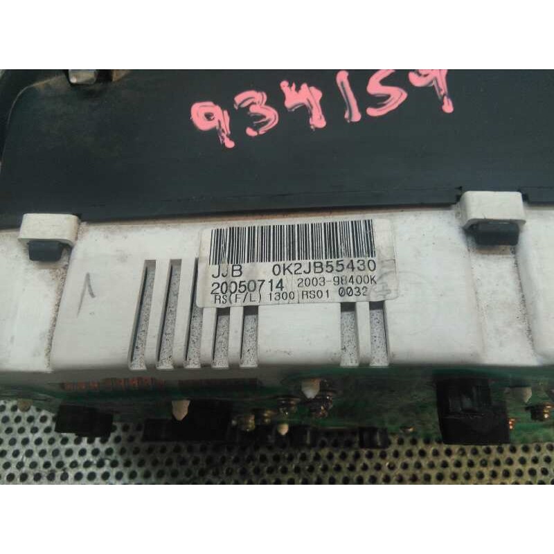 Recambio de cuadro instrumentos para kia carens 1.6 lx referencia OEM IAM 0K2JB55430 20050714 200398400K 2