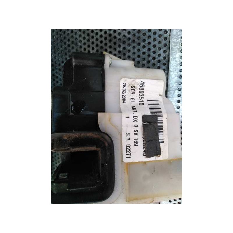 Recambio de cerradura puerta delantera derecha para fiat panda (169) 1.2 cat referencia OEM IAM 46803510 - Azul 2