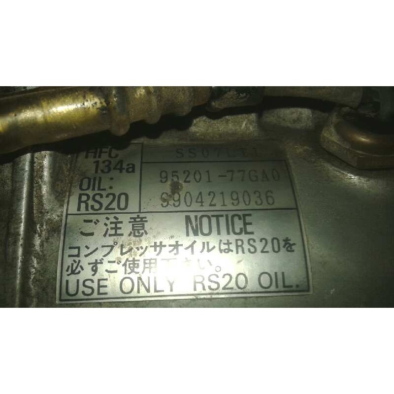 Recambio de compresor aire acondicionado para suzuki jimny sn (fj) 1.3 16v cat referencia OEM IAM  92402 2