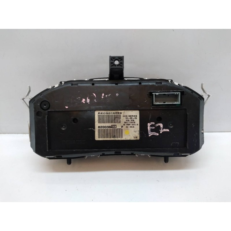 Recambio de cuadro instrumentos para renault megane ii berlina 5p 1.4 16v referencia OEM IAM 8200364023F - Negro 3