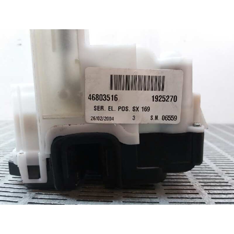 Recambio de cerradura puerta trasera izquierda para fiat panda (169) 1.2 cat referencia OEM IAM 46803516 - Azul 2