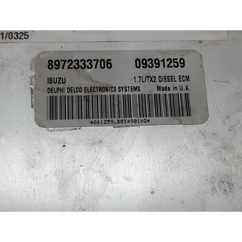 Recambio de centralita motor uce para opel corsa c club referencia OEM IAM 8972333706 09391259 - Rosa 2