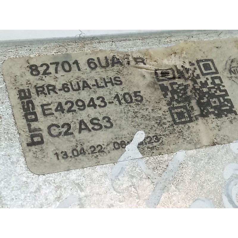 Recambio de elevalunas trasero izquierdo para nissan qashqai iii (j12) 1.3 dig-t referencia OEM IAM 827016UA1B - Gris 2