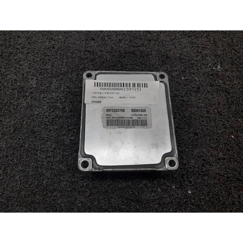 Recambio de centralita motor uce para opel corsa c club referencia OEM IAM 8972333706 09391259 - Rosa 3
