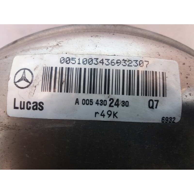 Recambio de servofreno para mercedes-benz clase s (w220) berlina 500 (220.075) referencia OEM IAM A0054302430 - Negro 2