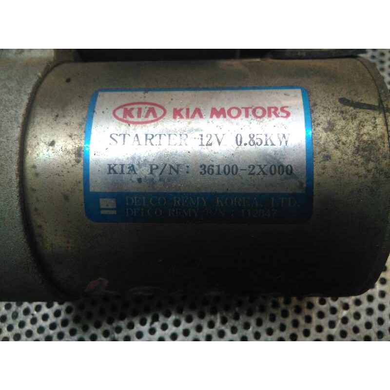 Recambio de motor arranque para kia carens 1.6 lx referencia OEM IAM 3610002X000 3