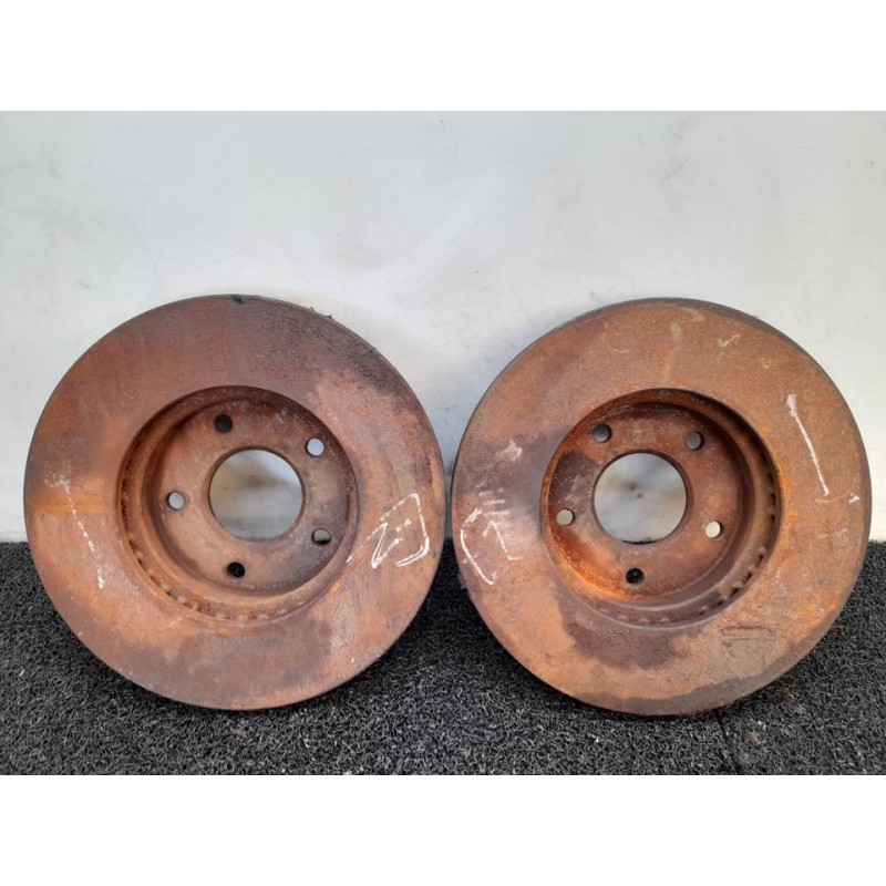 Recambio de disco freno delantero para nissan x-trail (t30) comfort referencia OEM IAM - Gris 2