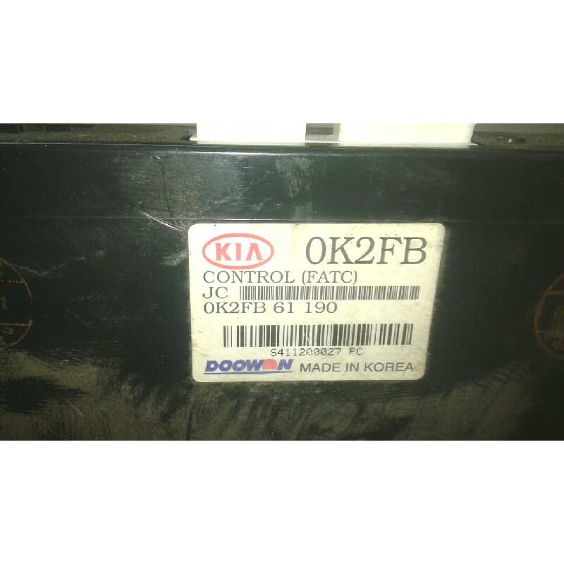 Recambio de mando climatizador para kia carens 2.0 turbodiesel cat referencia OEM IAM 0K2FB 0K2FB61190 DOOWON - Gris 2