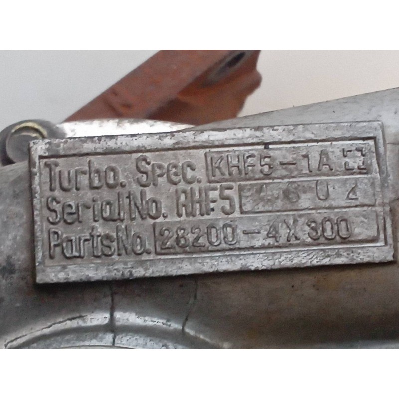 Recambio de turbocompresor para kia carnival ii 2.9 cdri ex referencia OEM IAM 282004X300 4
