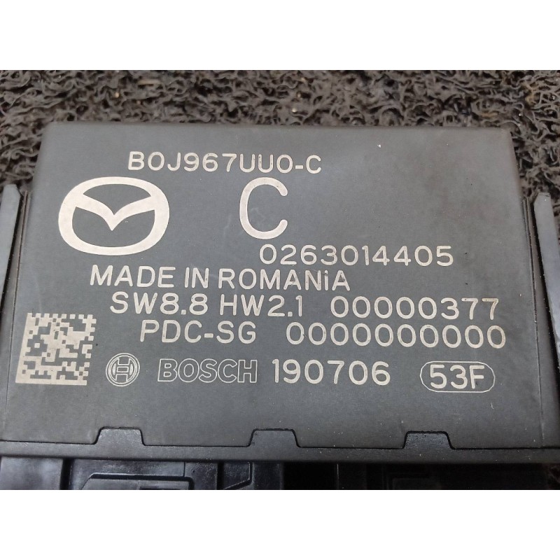 Recambio de centralita check control para mazda cx-30 selection 2wd referencia OEM IAM 0263014405 190706 BOSCH 2