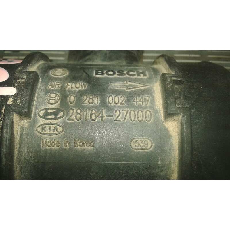 Recambio de caudalimetro para kia carens 2.0 turbodiesel cat referencia OEM IAM 0281002447 2816427000 BOSCH - Gris 3