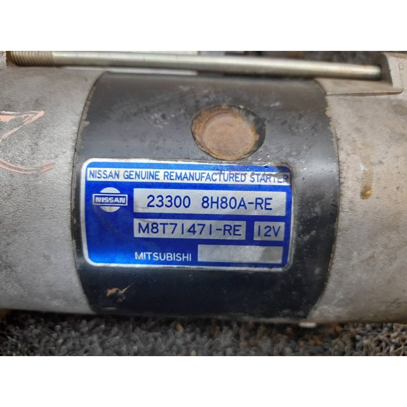 Recambio de motor arranque para nissan x-trail (t30) comfort referencia OEM IAM 233008H80ARE M8T71471RE MITSUBIHI - Gris 5