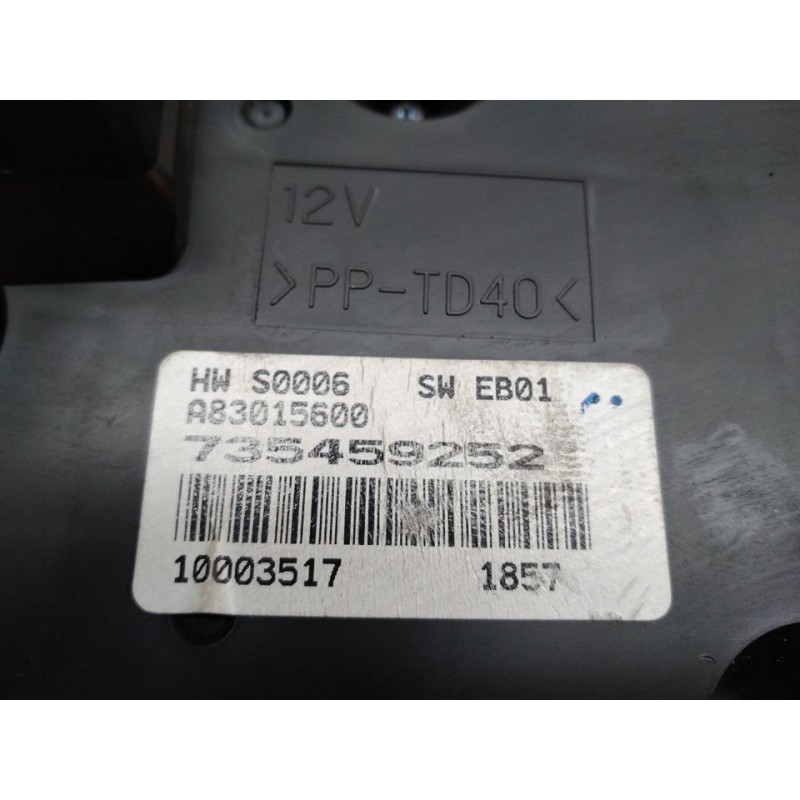 Recambio de mando climatizador para fiat linea (110) dynamic referencia OEM IAM 735459252 B837 - Azul 2