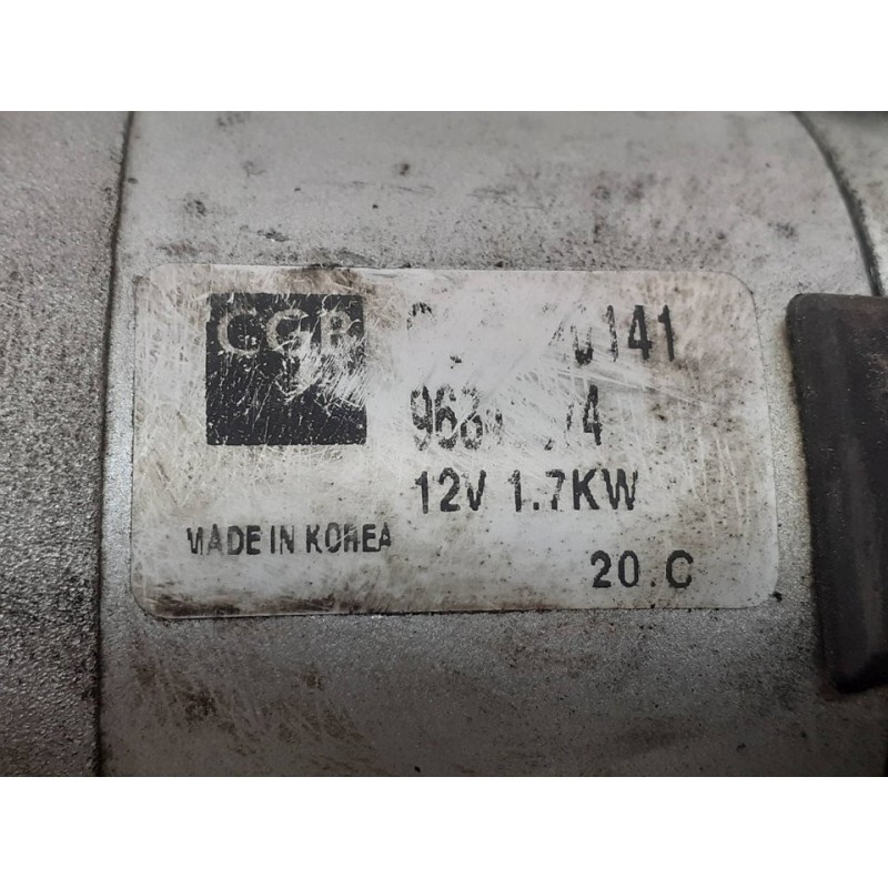 Recambio de motor arranque para chevrolet lacetti cdx referencia OEM IAM 96843574 CGB20141 2