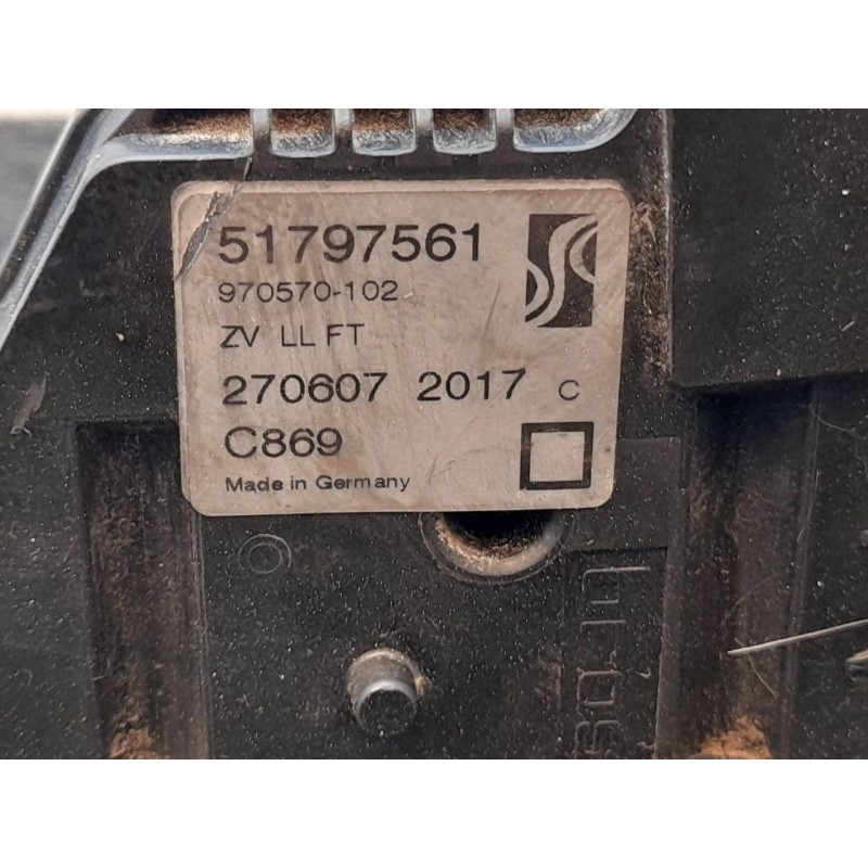 Recambio de cerradura puerta delantera izquierda para fiat grande punto (199) 1.9 multijet sport (01.2007) referencia OEM IAM 51 - Rojo 3